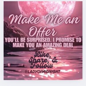 Like & Share! Make me an offer!